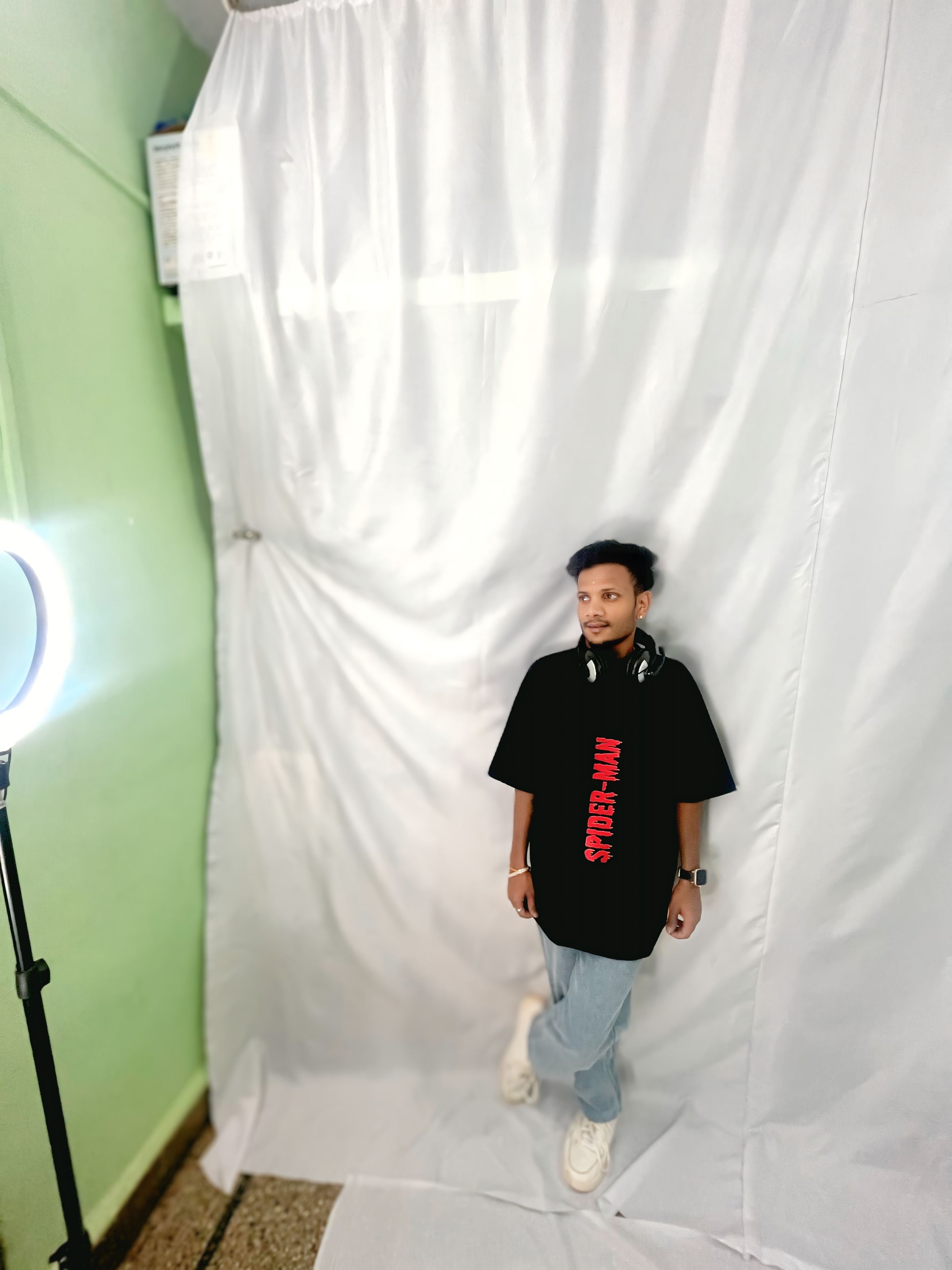 I can build my life, as spider build it's life, I can feel the Swag , When I wear this T-shirt.