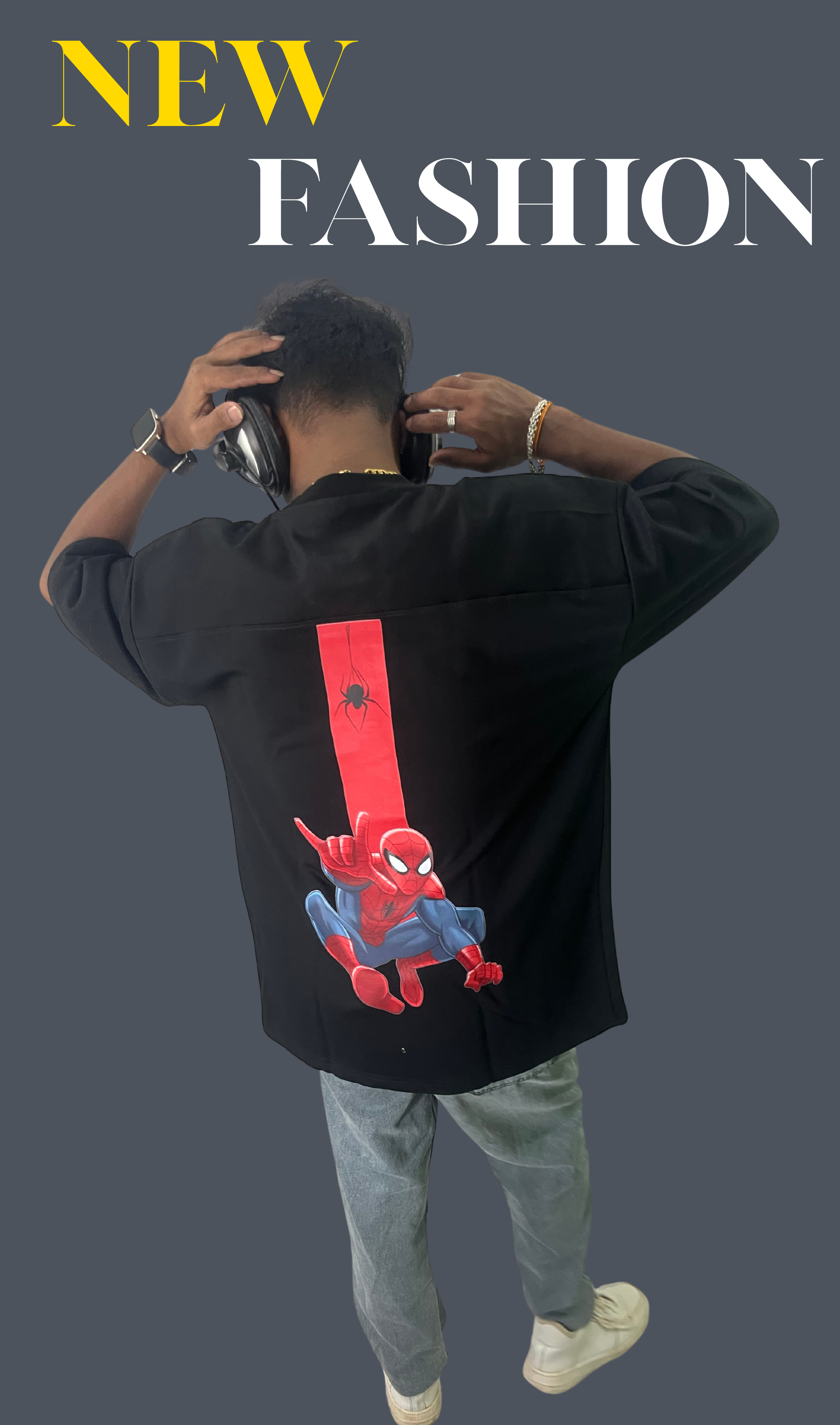 I can build my life, as spider build it's life, I can feel the Swag , When I wear this T-shirt.